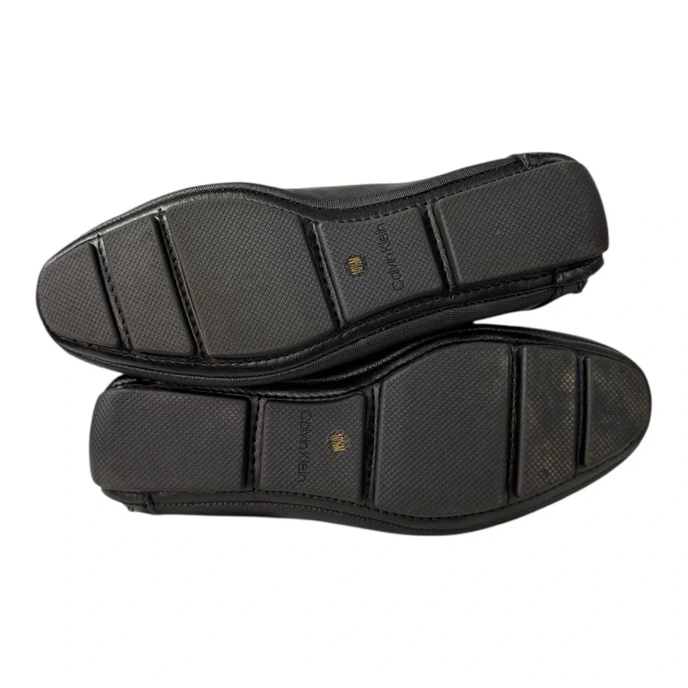 Calvin Klein Men’s Black Loafers Size 10.5 Slip-On Driving Shoes